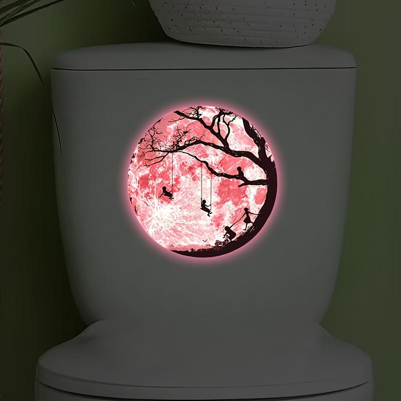 Jet Home Bathroom - 어둠 속에서 빛나는 만다라 화장실 스티커