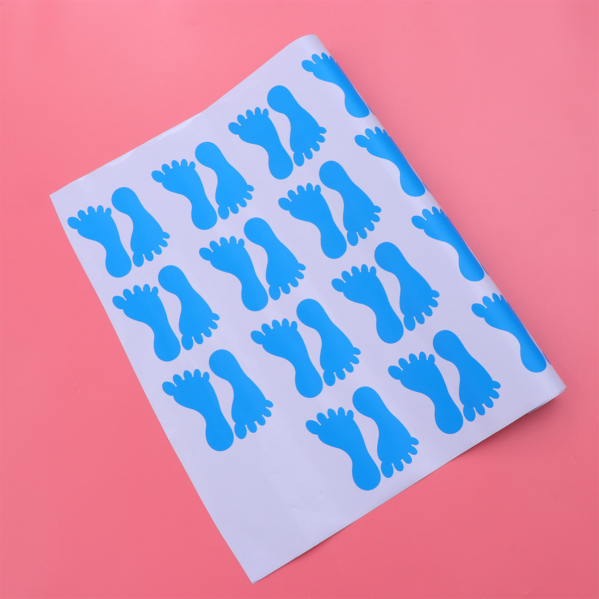 Home Bathroom Wall Tiles - 20 쌍 발자국 바닥 스티커 PVC