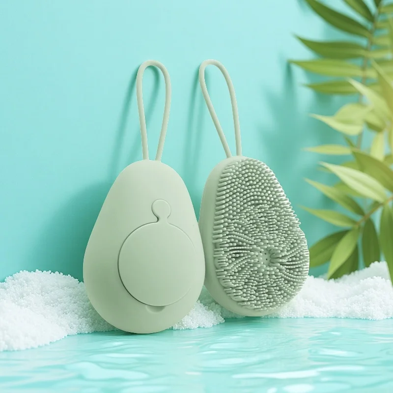 Home Bathroom Cleaning Machine - 1pc 실리콘 바디 스크러버 엑스 폴리