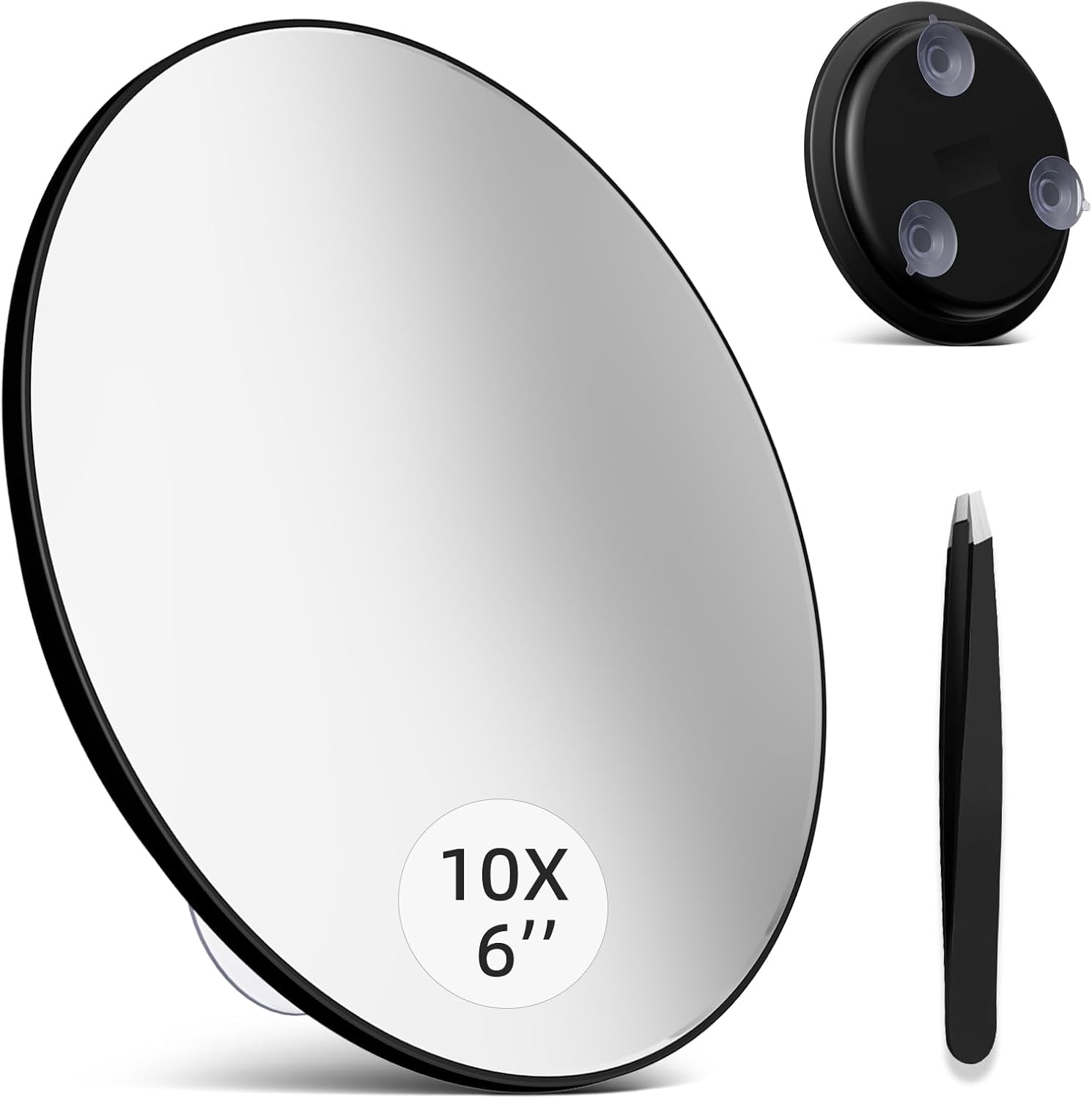 Home Theater Bathroom - 10배 확대 화장 거울(흡착판 포함), 6인치