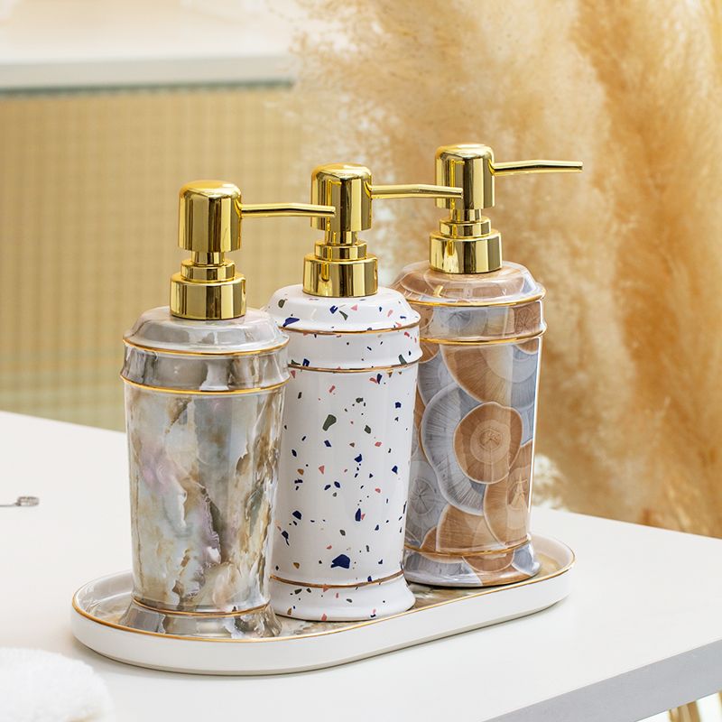 Zara Home Bathroom - 세라믹 손 소독제 병, 북유럽 프레스