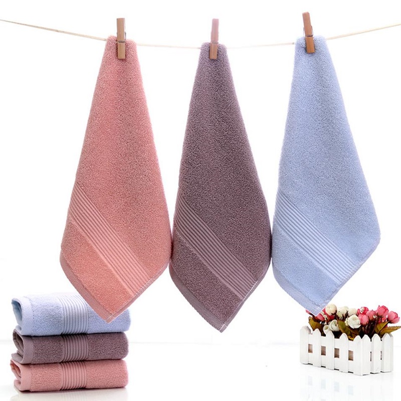 Zara Home Bathroom - 4pcs 두꺼운 일반 목화 스퀘어 타월