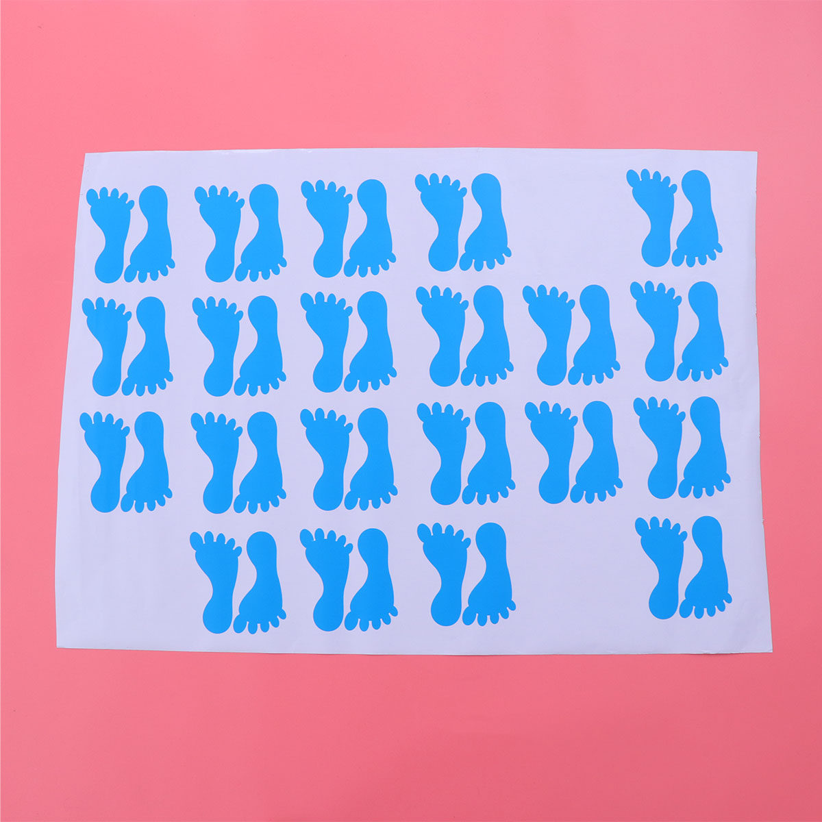 20 쌍 발자국 바닥 스티커 PVC 소재 욕실 액세서리 - Home Bathroom Wall Tiles 리뷰 및 가격