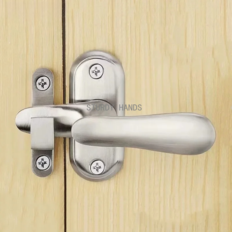 1pc 스테인레스 스틸 도어 창 래치 실내 도어 보안  - Home Bathroom Fittings 리뷰 및 가격