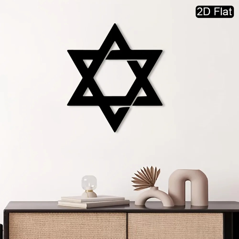 CIFBUY 철제 벽 장식 다윗의 별 금속 조각품 벽걸 - Home & Bathroom Building Products Pte Ltd Reviews 리뷰 및 가격