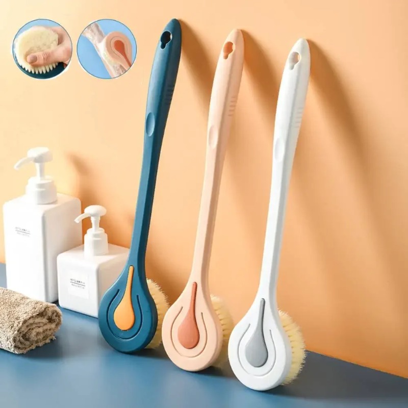 1개입 롱 핸들 소프트 헤어 목욕 브러시 - 등 마사지 - Home Bathroom Cleaning Machine 리뷰 및 가격