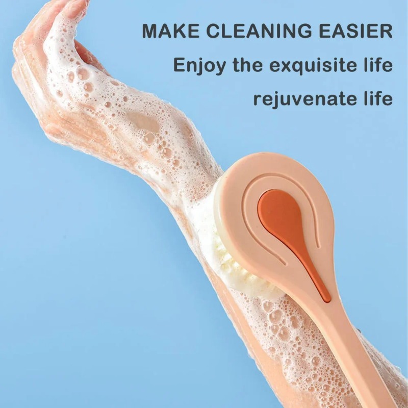1개입 롱 핸들 소프트 헤어 목욕 브러시 - 등 마사지 - Home Bathroom Cleaning Machine 리뷰 및 가격