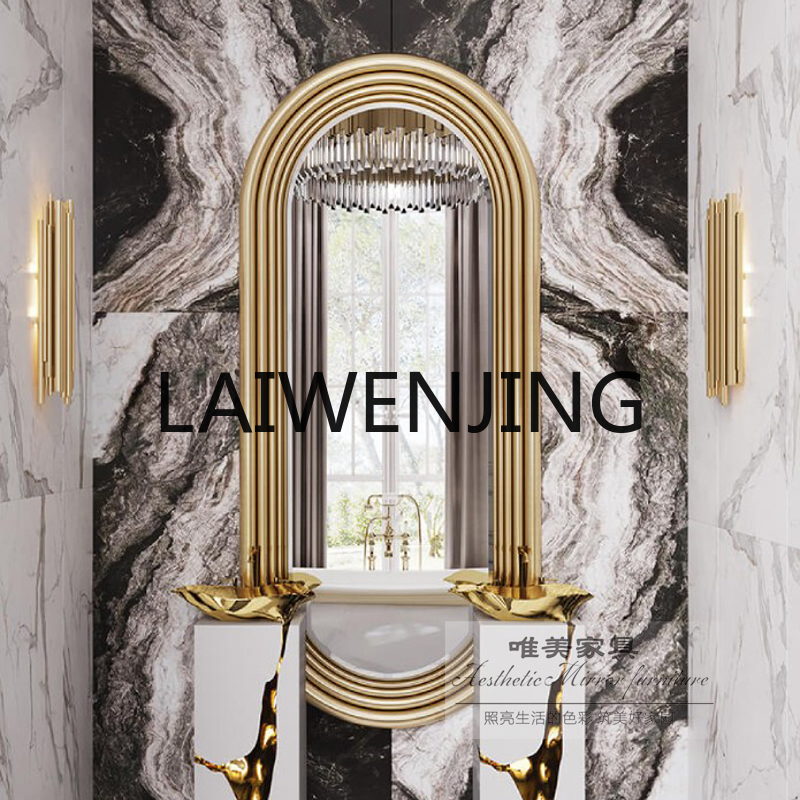 YS6모던 심플 전신 거울 가정용 침실 장식용 거울 벽 - Home Bathroom Fittings 리뷰 및 가격