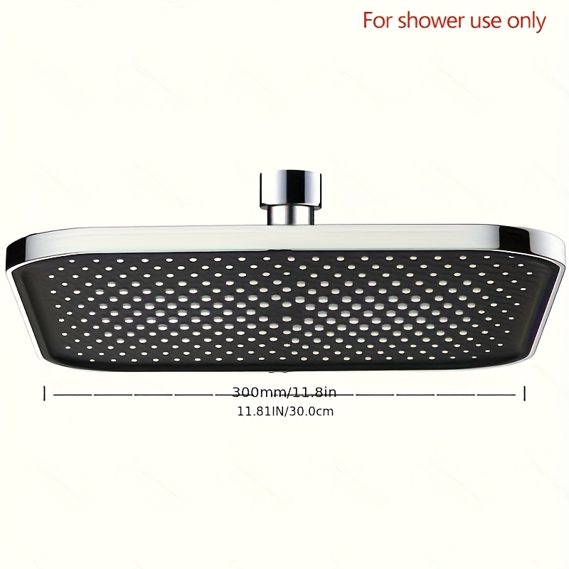Yalandeng 전기도금/검정색 대형 평면 사각형 샤 - Home Office Bathroom 리뷰 및 가격