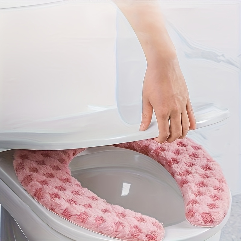 두껍고 따뜻한 변기 시트 쿠션 커버 - 접착식 변기 시 - Zara Home Bathroom 리뷰 및 가격