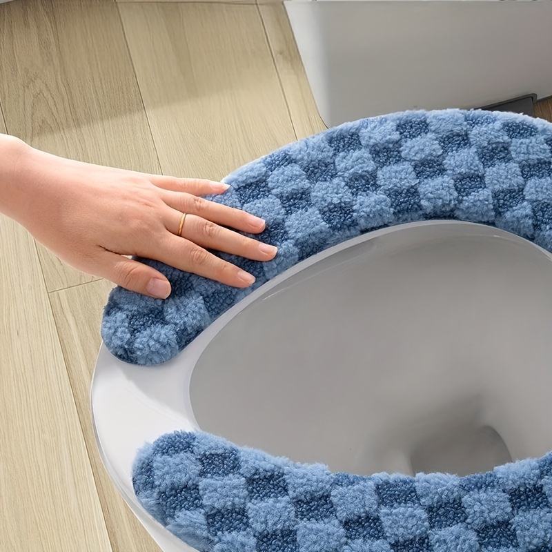 두껍고 따뜻한 변기 시트 쿠션 커버 - 접착식 변기 시 - Zara Home Bathroom 리뷰 및 가격